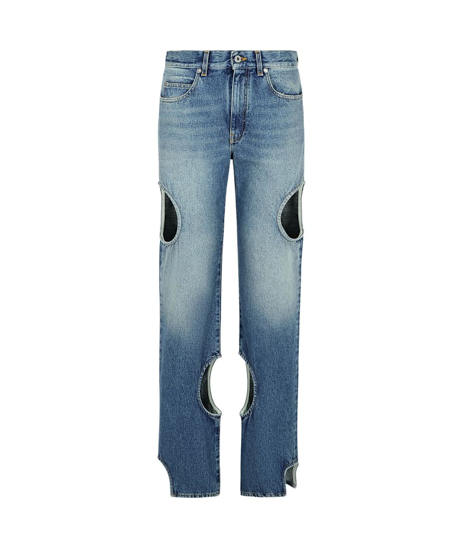 デニム・ジーパン Off-White SS25 DENIM METEOR (OWYA06AC99DEN001 4500) Off-White Meteor ジーンズ | ブルー | FARFETCH JP