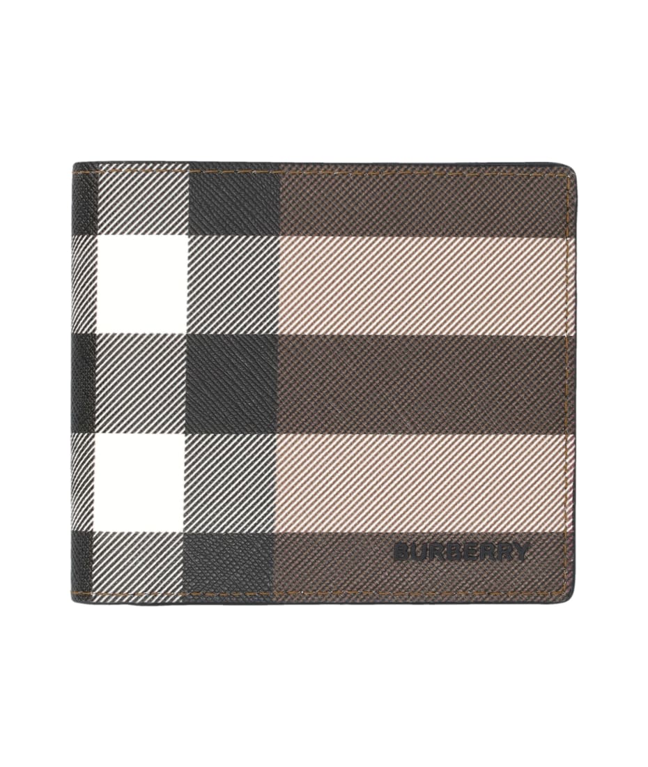 Burberry Check Slim Bifold Wallet