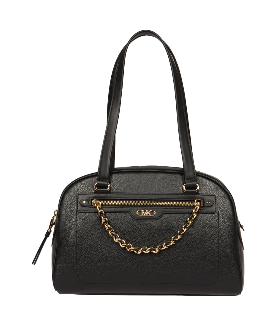 Michael Kors Westley tote bag in black grained leather