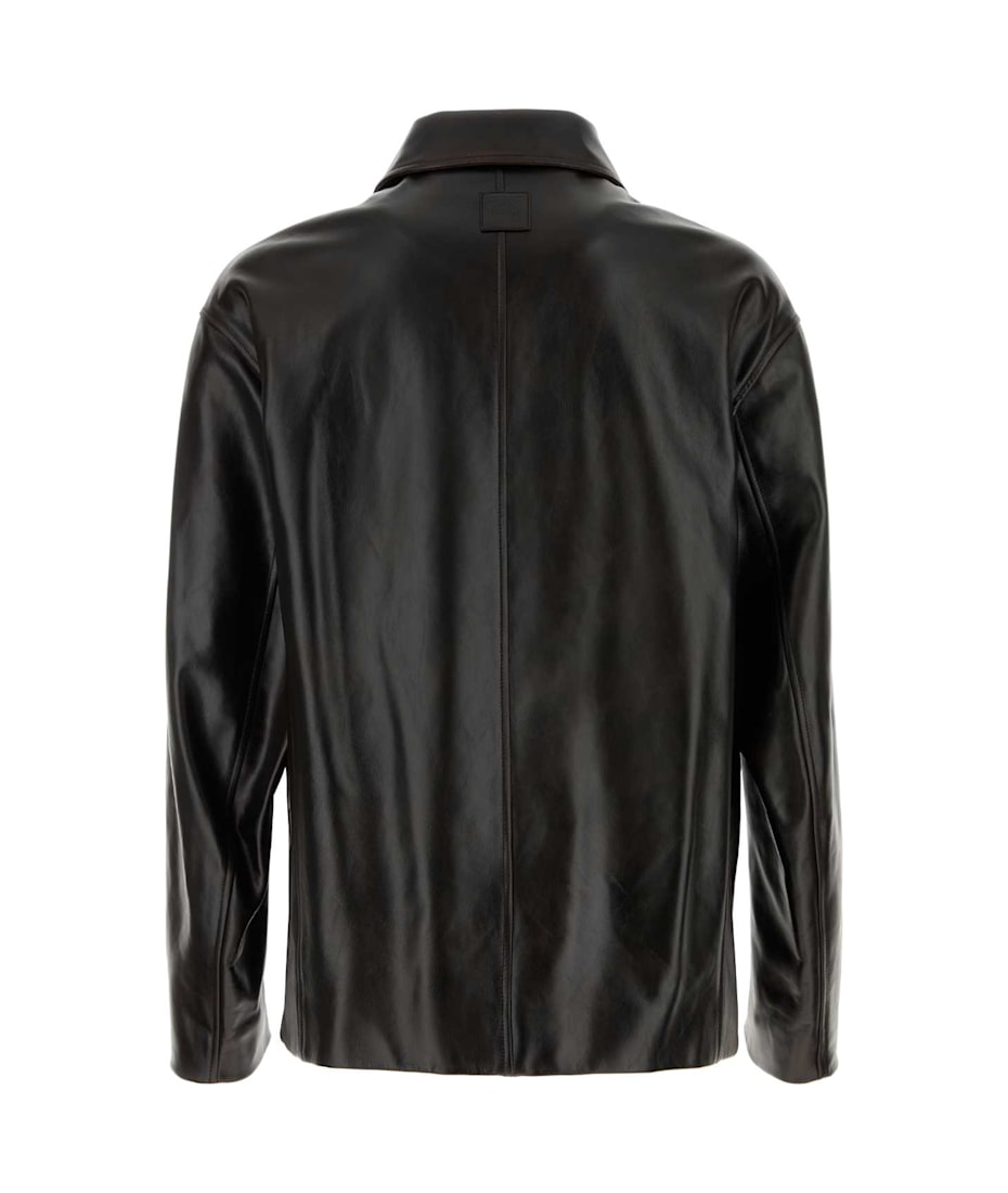 Loewe Black Leather Jacket | italist
