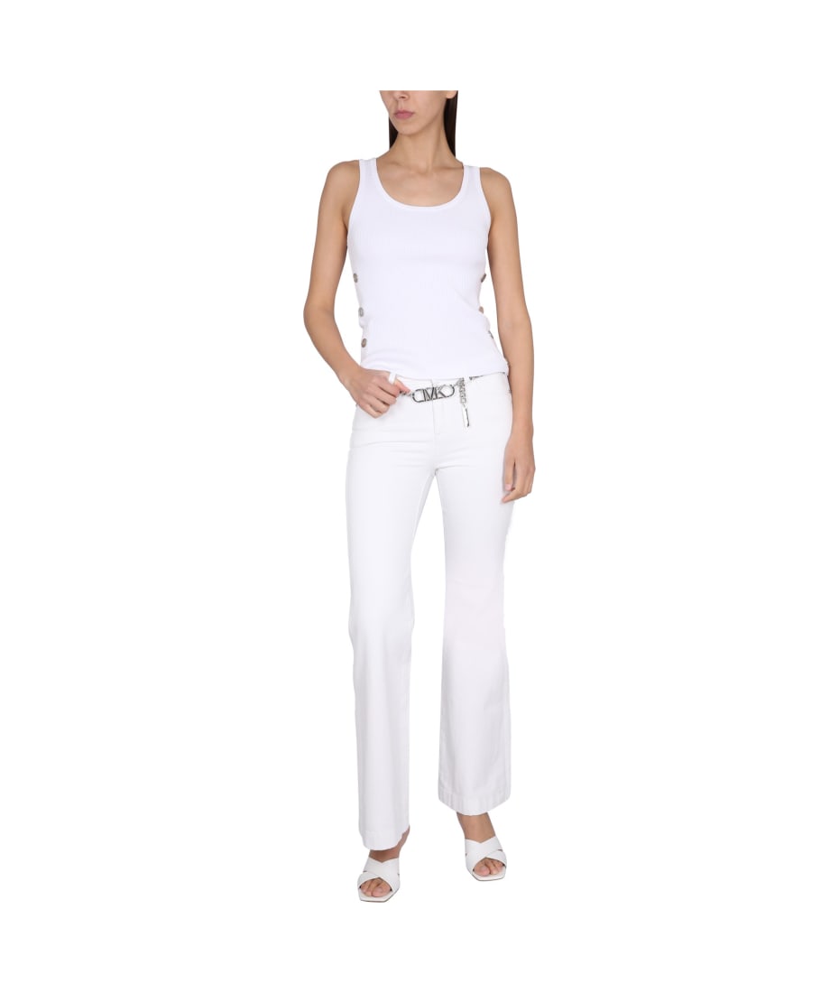 【関税&送料込】Michael By Michael Kors Pants With Logo Belt MICHAEL Michael Kors Pants With Logo Belt | italist, ALWAYS
