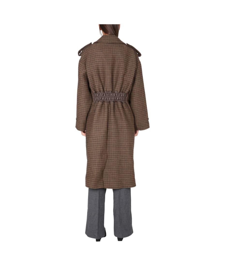 The Mannei Shamali Oversize Coat - BROWN