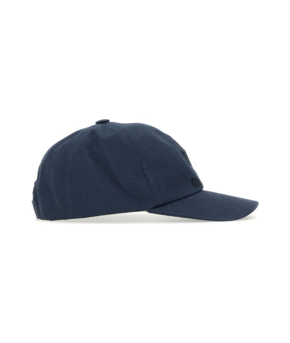 Navy Blue Cotton Tyron Baseball Cap