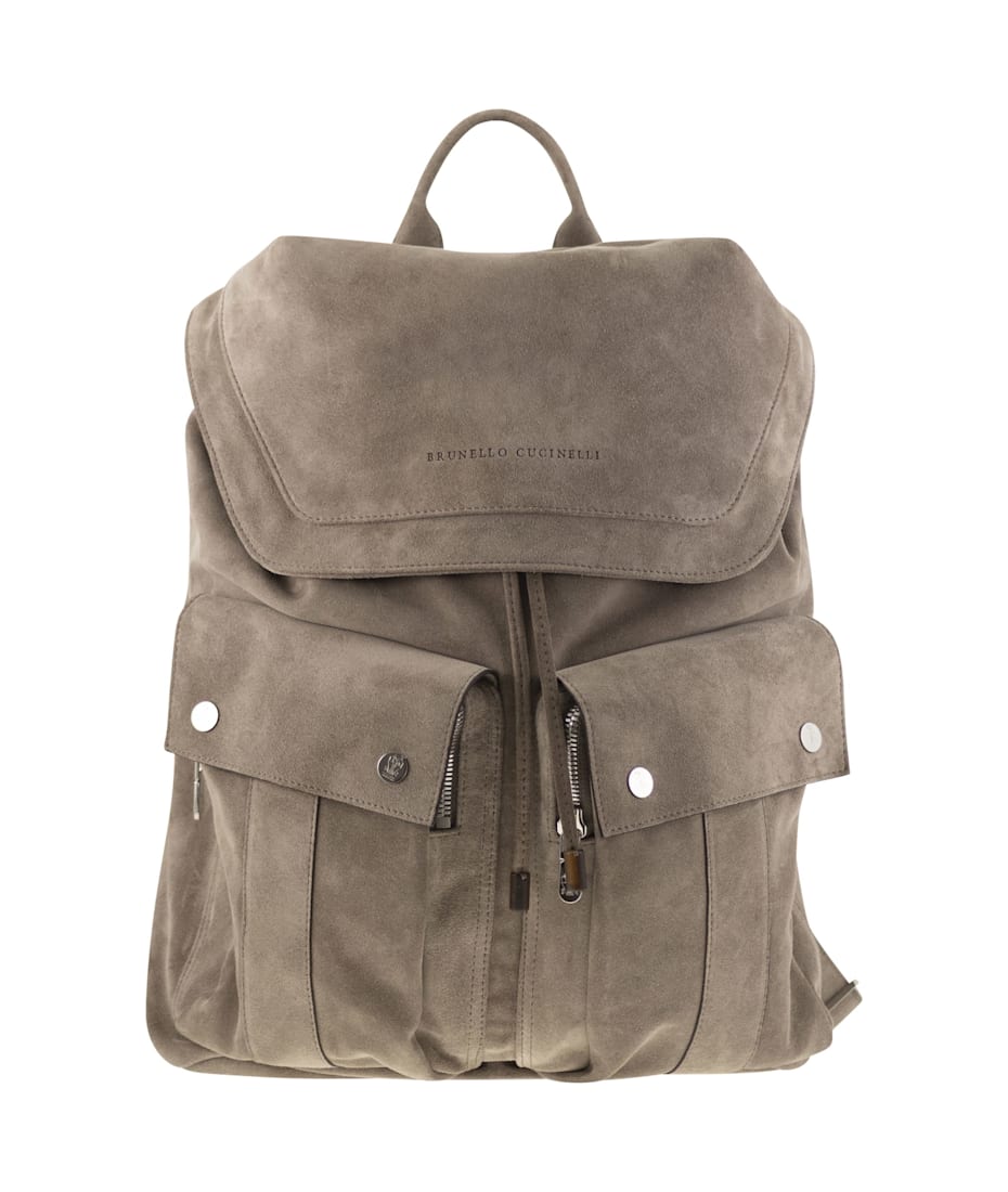 Brunello Cucinelli Suede Backpack | italist
