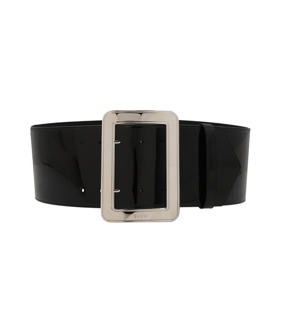 ベルト GUCCI SS23 Painted leather belt (7185051J70G 1000) Gucci Painted Leather Belt | italist