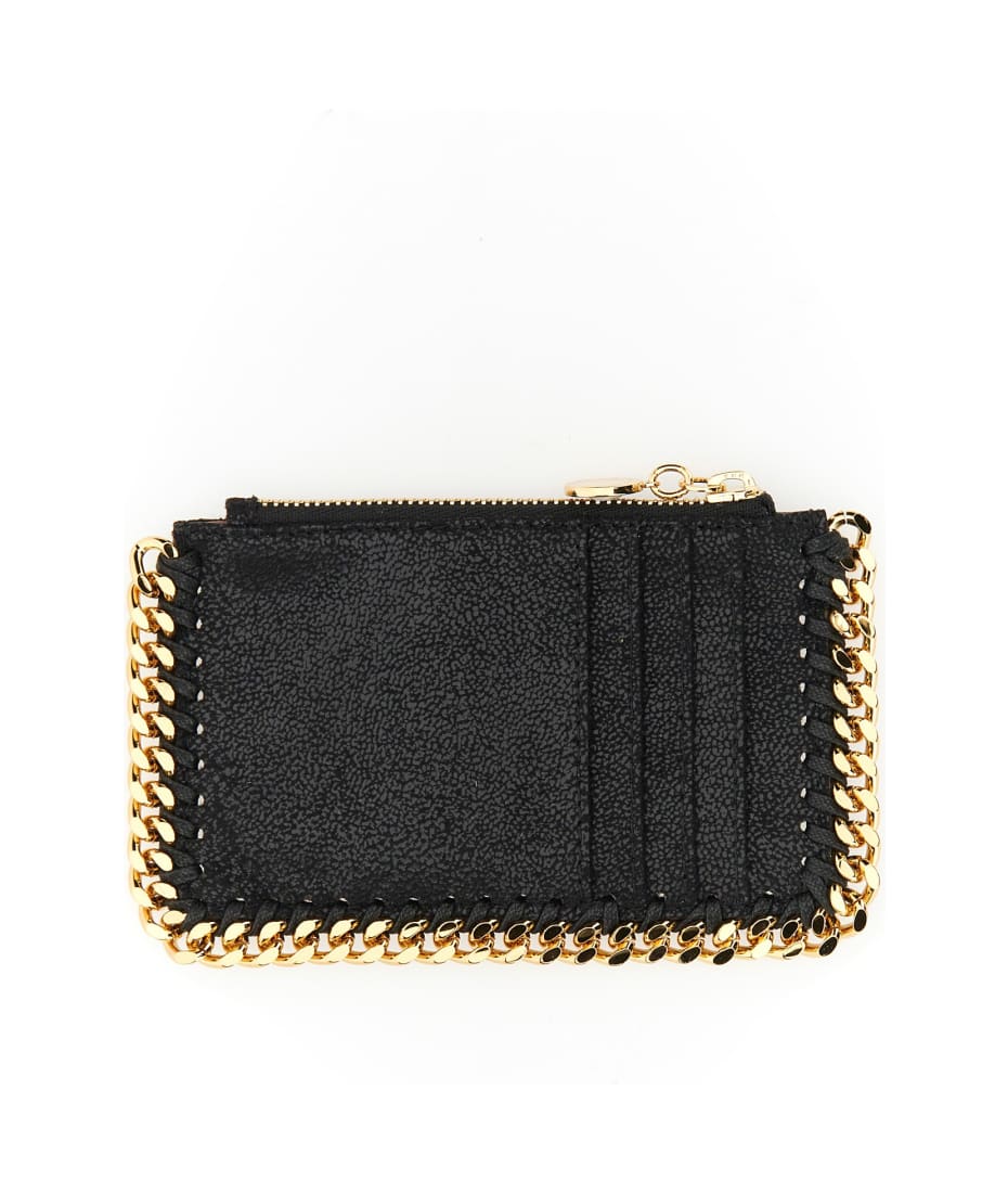 財布・小物その他 STELLA McCARTNEY Black Shaggy Deer Card Holder Stella McCartney Black Shaggy Deer Falabella Card Holder