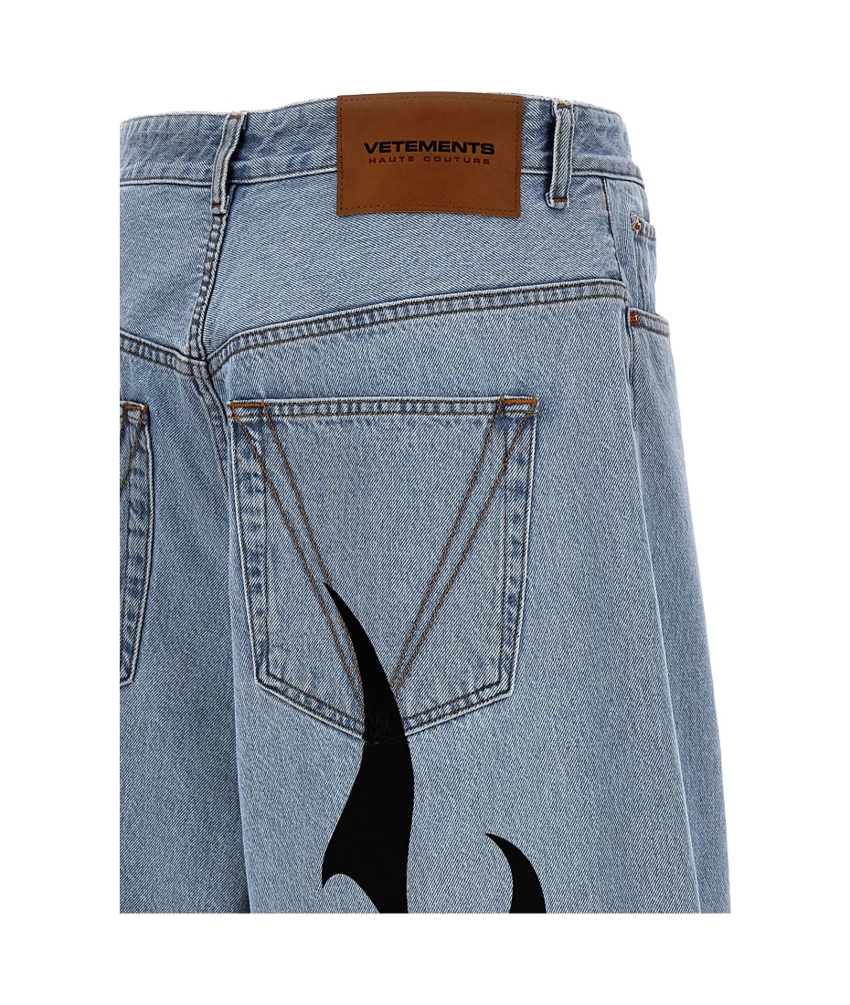 VETEMENTS 'fire Big Shape' Jeans | italist
