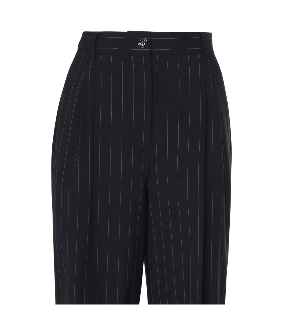 【送料 関税込】 DOLCE&GABBANA FLARE TROUSERS IN PINSTRIPES Dolce & Gabbana Flared Pinstriped Pants | italist