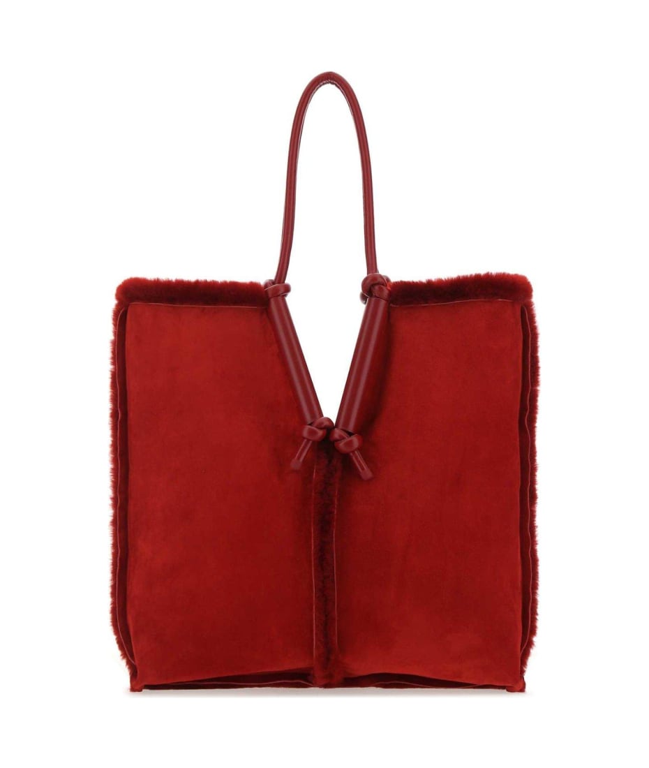 【送料&関税込】Bottega Veneta Bolster Knot Detailed Tote Ba Bottega Veneta Bolster Knot Detailed Tote Bag | italist