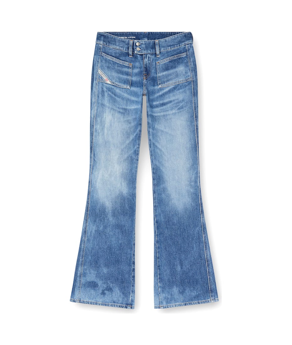 DIESEL>>ディーゼル D-Hush ジーンズ Bootcut and Flare Jeans D-Hush | Light Blue | Diesel