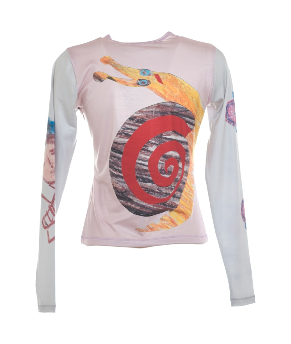 Chopova Lowena Caterpillar Face Fitted Jersey Top | italist