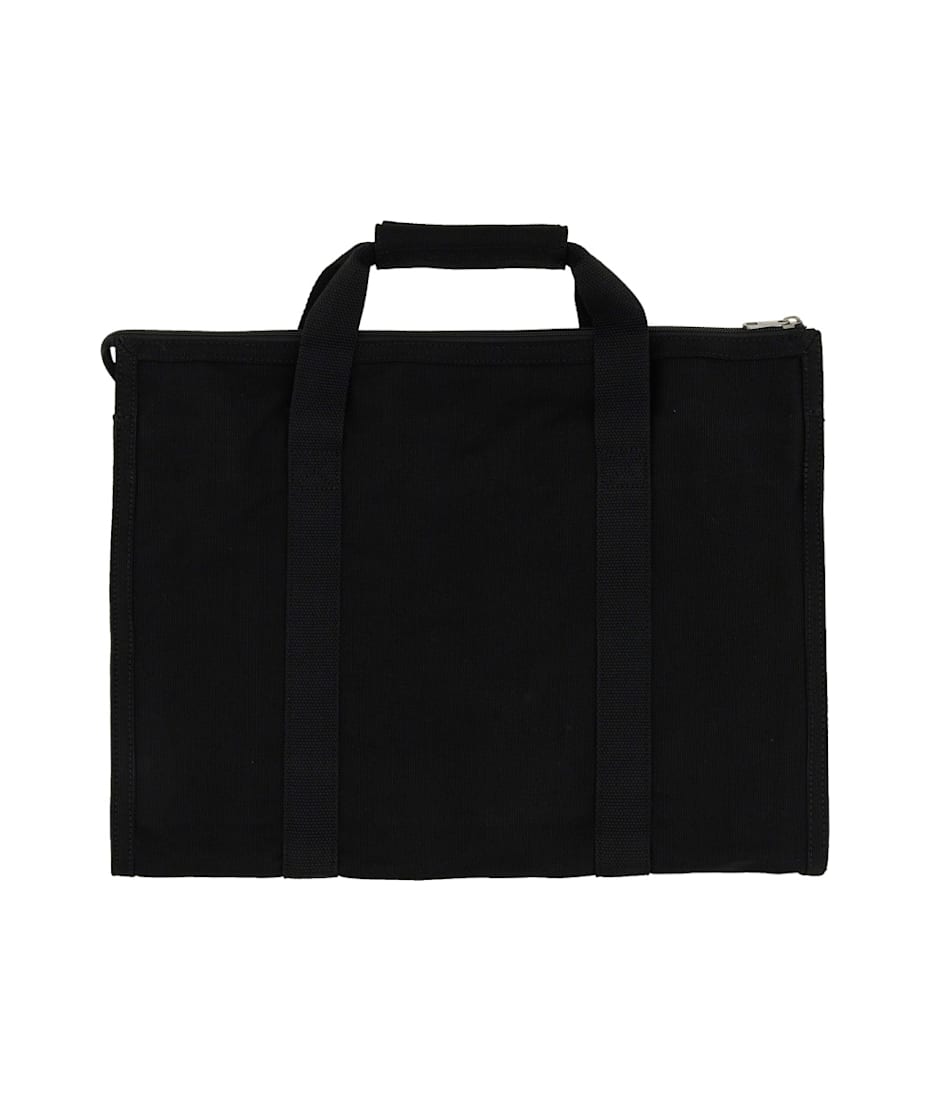 ★A.P.C.★ Recuperation Jim Tote Bag Black CODBMH62230LZZ CO Recuperation gym bag | Stonewashed raw cotton canvas