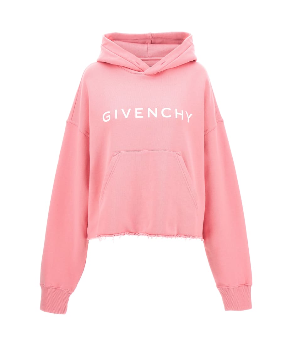 Givenchy Cropped Logo Hoodie italist