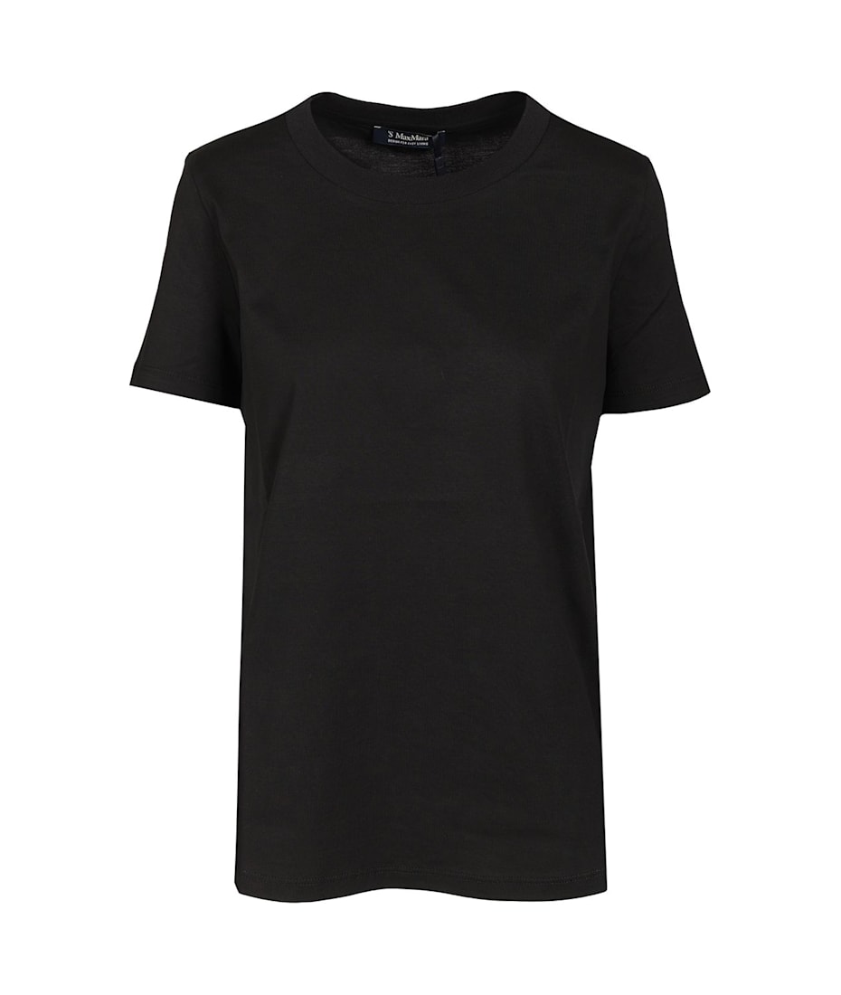 Tシャツ・カットソー MAX MARA Women Tops FILLYCO 005 BLACK Black t shirt female | Max Mara