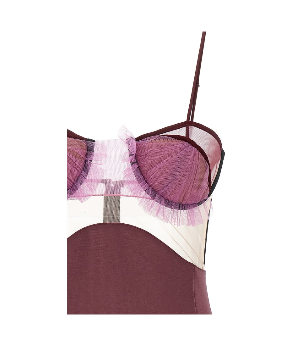 スカート Nensi Dojaka 'Explosive Flower Bra' dress 46b05ad83bc69522d4f949a9c7bfe2