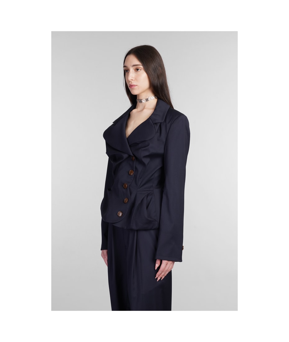 VIVIENNE WESTWOOD ジャケット 25 Draped wool jacket1065075 VIVIENNE WESTWOOD ジャケット 25 Draped wool jacket1065075