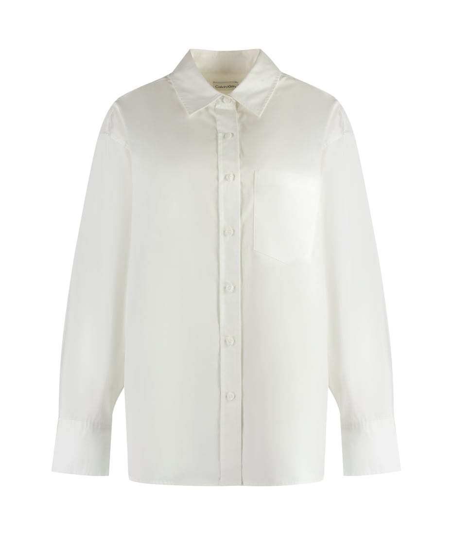 Calvin Klein Long Sleeve Cotton Shirt