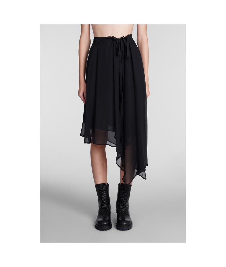 ANN DEMEULEMEESTER Silk Skirt | en.cheongwoonmexico.com