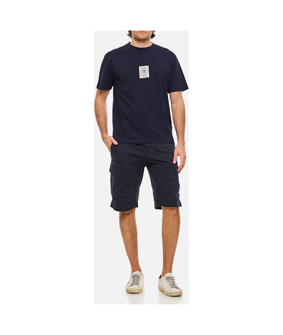C.P. Company Indigo Jersey Logo T-shirt | italist