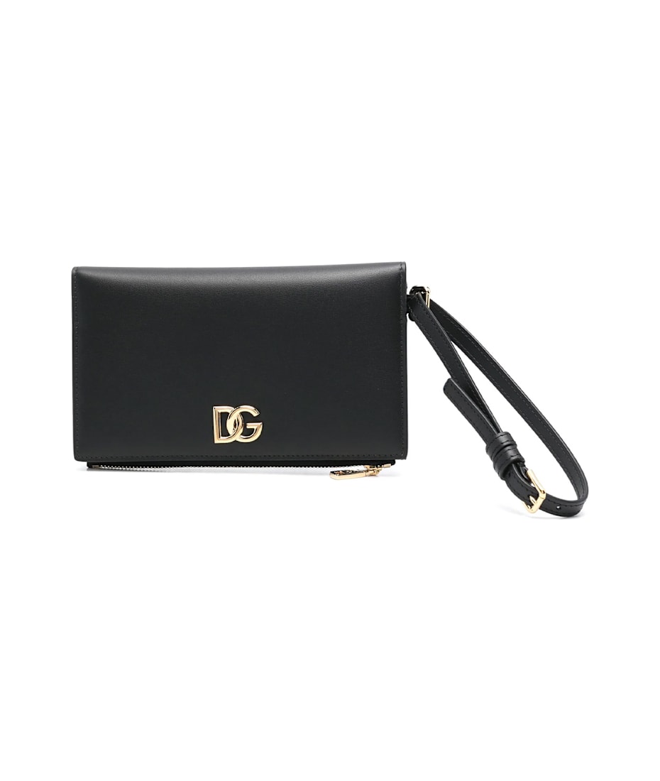 財布・小物その他 DOLCE & GABBANA Woman Wallet Black BI0330AV967 80999 Calfskin wallet with DG logo in Black for Women | Dolce&Gabbana®