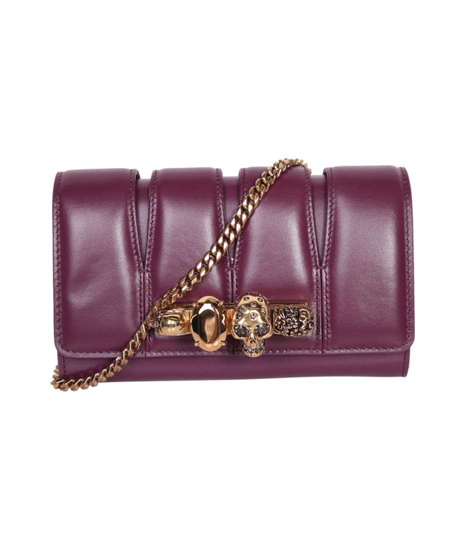 Alexander McQueen Four-Ring Clutch Bag