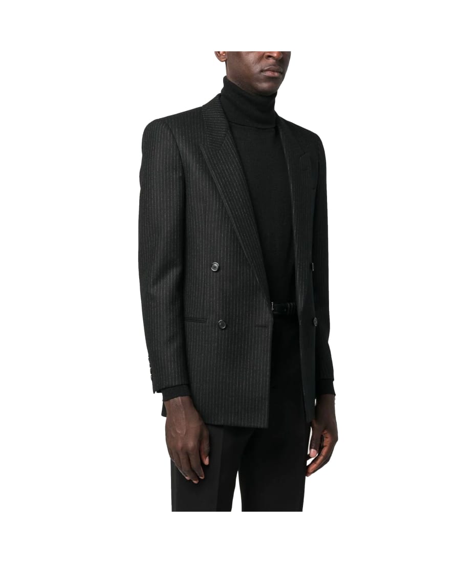 SAINT LAURENT ウールギャバジンブレザー 大人気 数量限定 ジャケット（ウールギャバジン） | Saint Laurent サンローラン