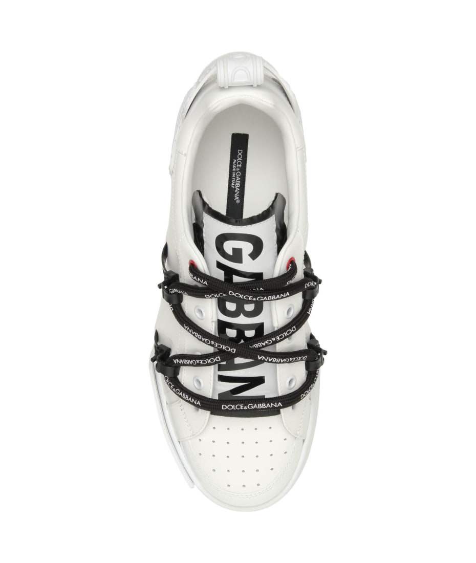スニーカー DOLCE & GABBANA 'Portofino' sneakers White/Black White 'Portofino' sneakers Dolce & Gabbana - Vitkac Canada