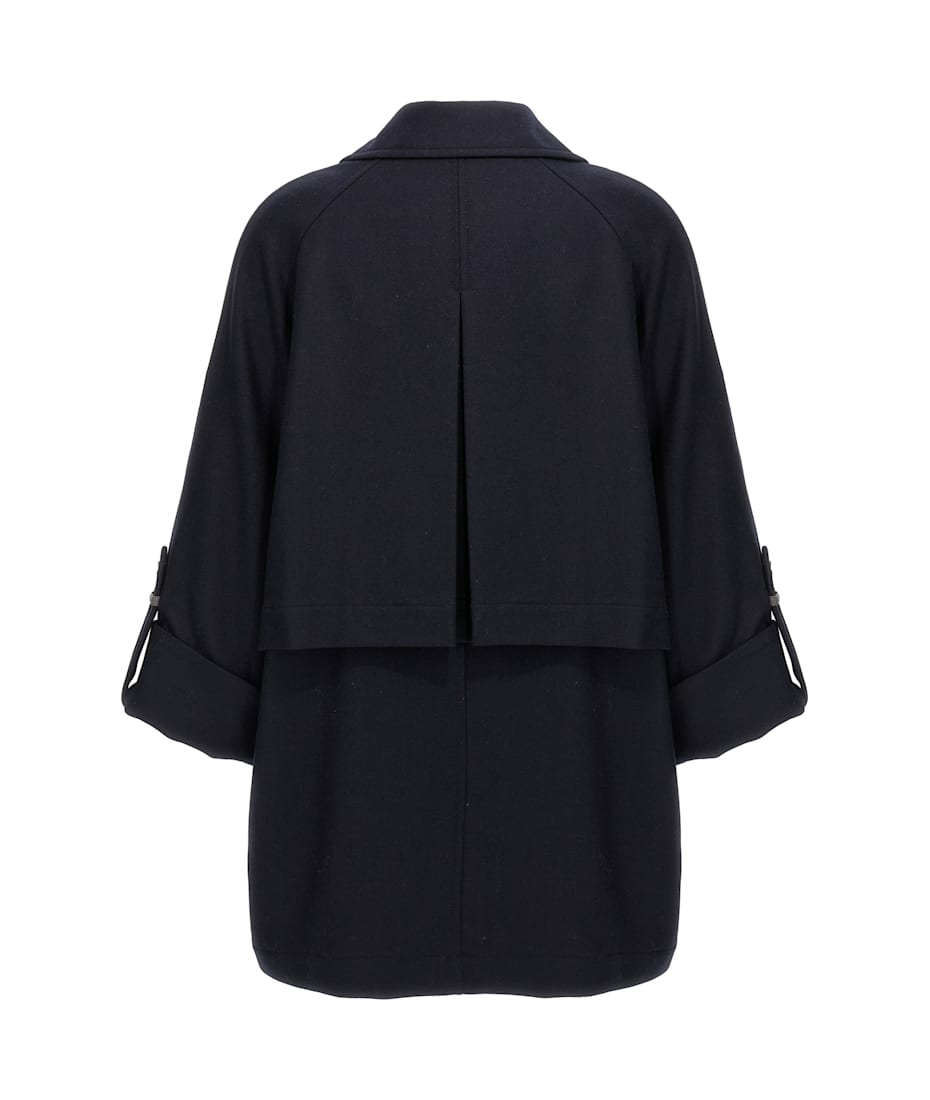 コート BRUNELLO CUCINELLI 'Shiny Cuff Details' caban coat Brunello Cucinelli 'shiny Cuff Details' Caban Coat | italist