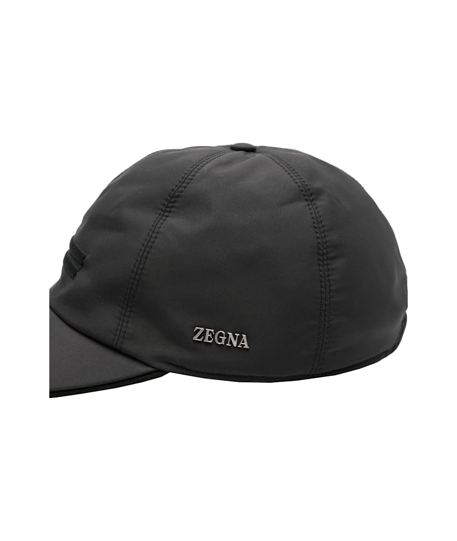 Zegna Black Technical Fabric Baseball Cap | italist, ALWAYS