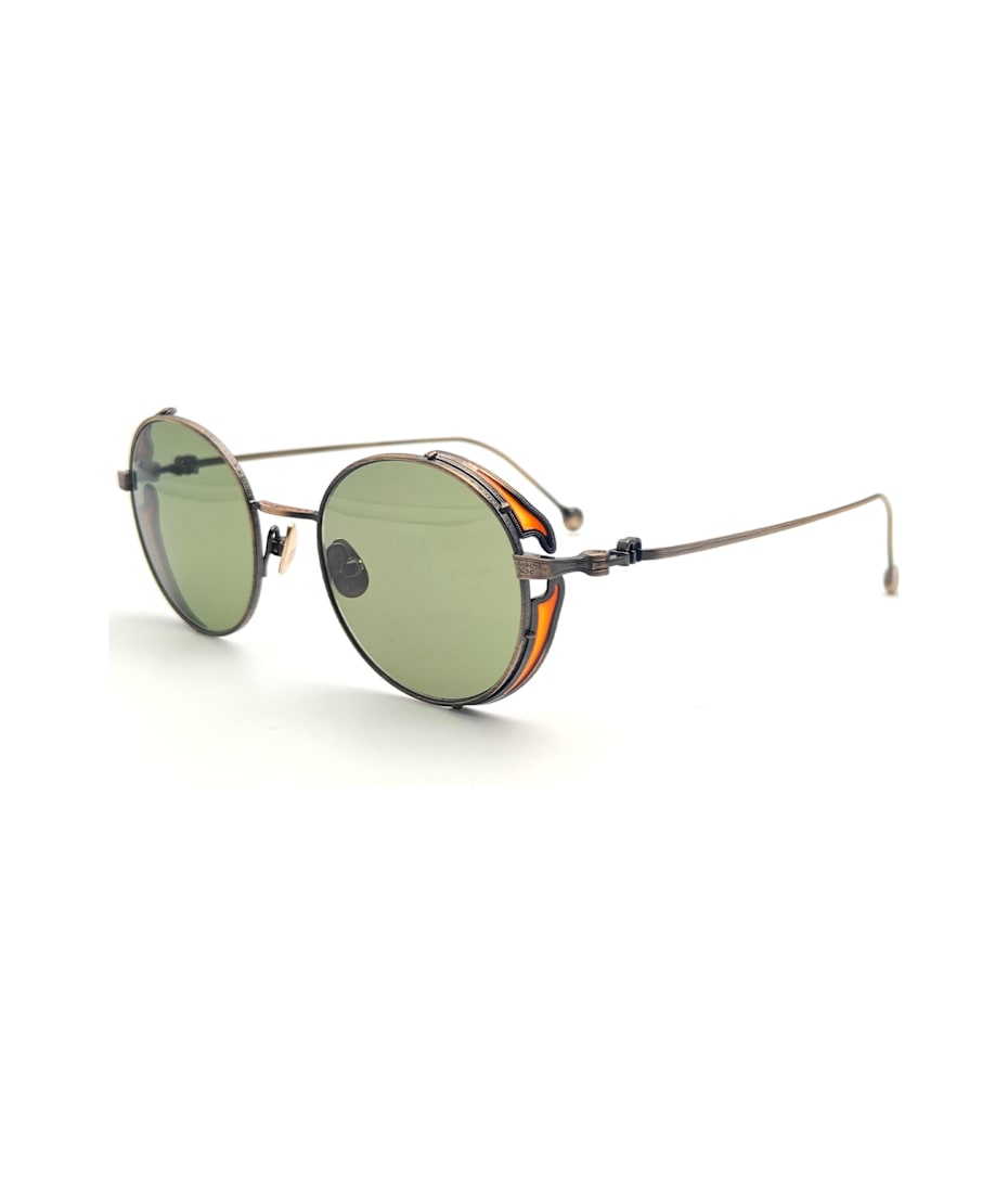 Matsuda M3152 - Antique Gold / Sage Green Sunglasses