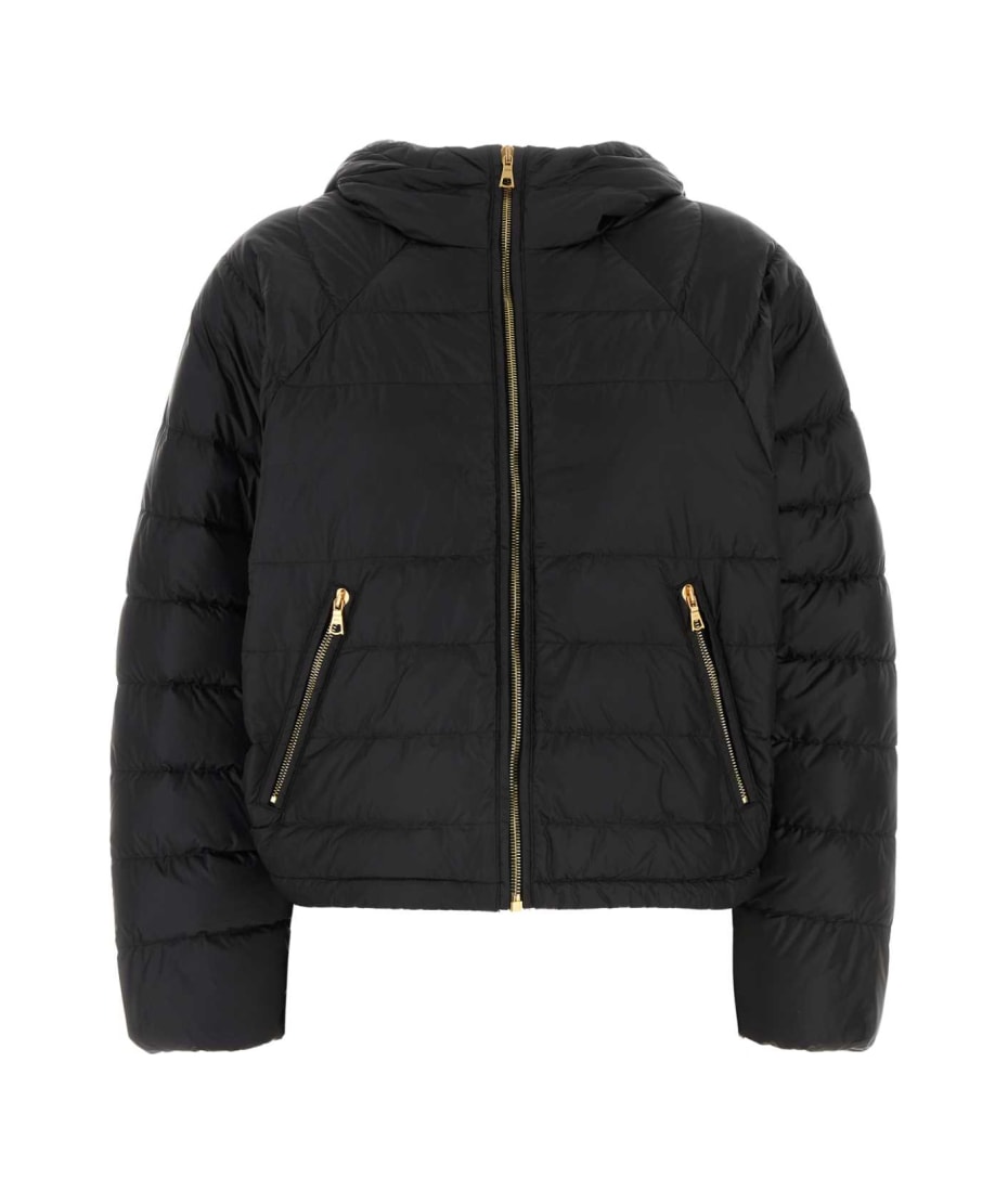 Palm Angels Black Nylon Down Jacket | italist