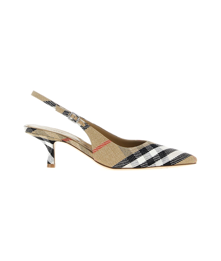 【関税込み】BURBERRY Slingback check Burberry Slingback Check | italist