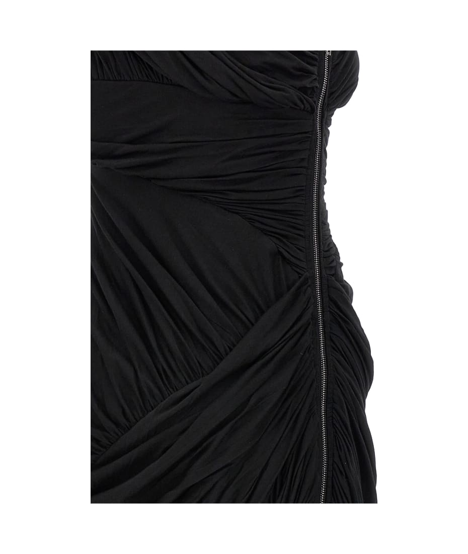 【送料&関税込】Rick Owens lido Draped Maxi Dress Rick Owens Lido Draped Gown in Dark Pink | FWRD