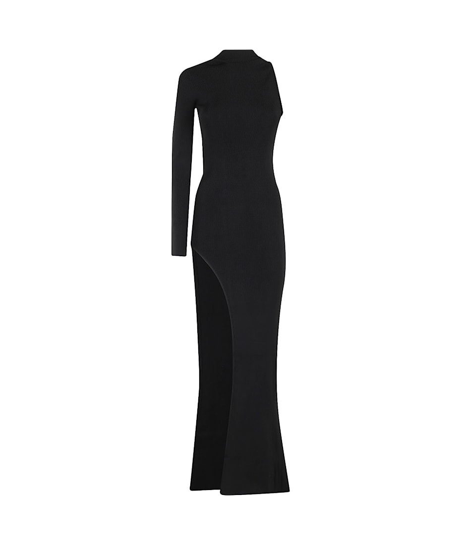 dissh knit midi dress Dissh Reign Sleeved Knit Midi Dress White – WMIYHire main image 0