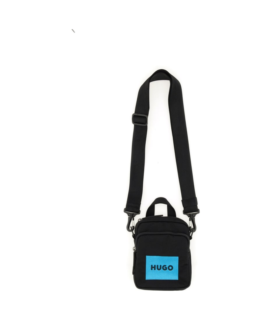 Hugo Nylon Shoulder Bag with Adjustable Strap