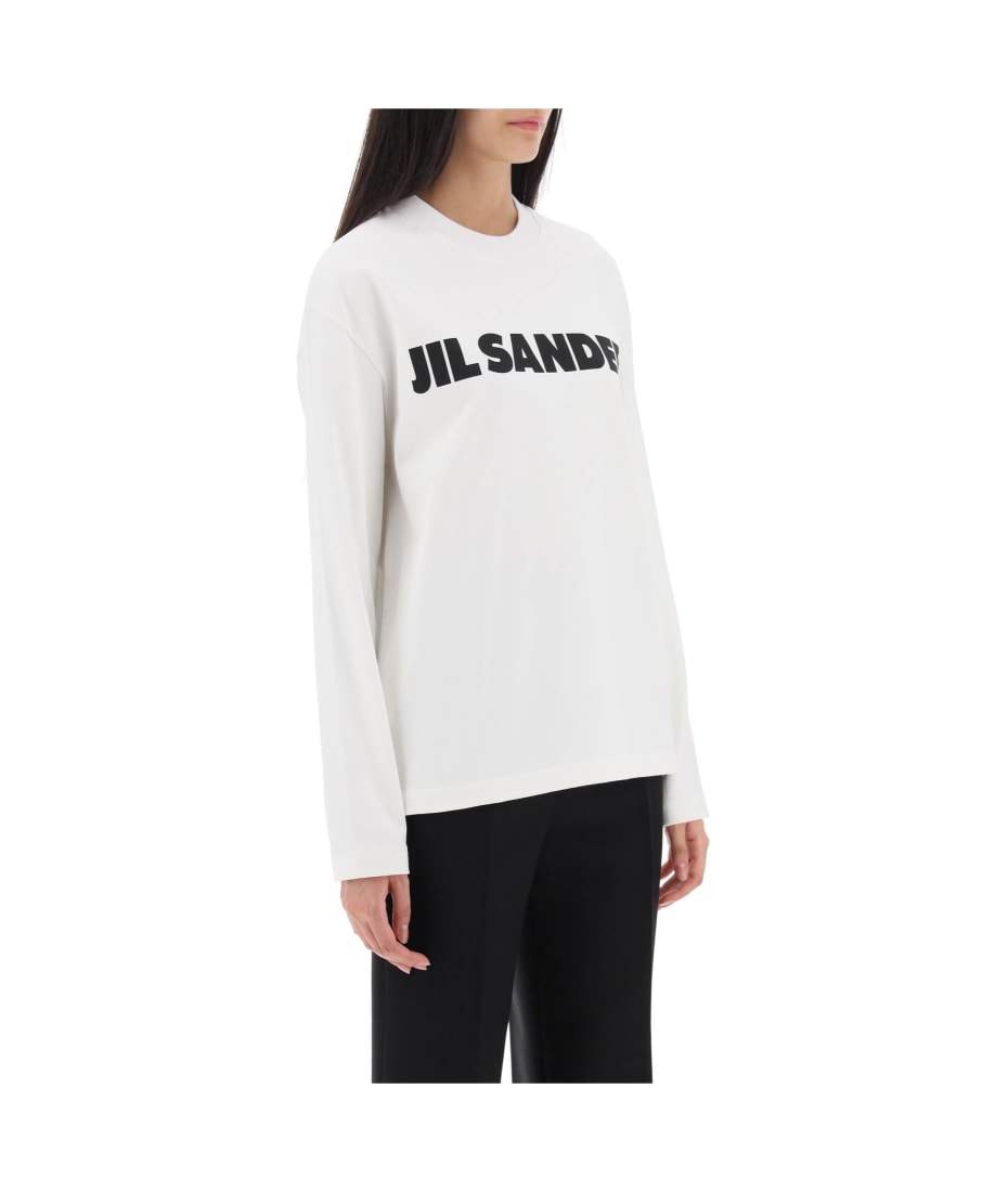 Tシャツ・カットソー Jil Sander SS25 T-SHIRT CON LOGO (J40GC0117 J20103102) T-shirt JIL SANDER women - divincenzoboutique.com