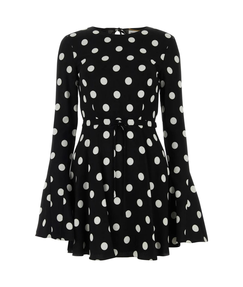 ワンピース SAINT LAURENT Powder Pink Crepe Mini Dress uploaded_image_1_mn4q5_1000x10