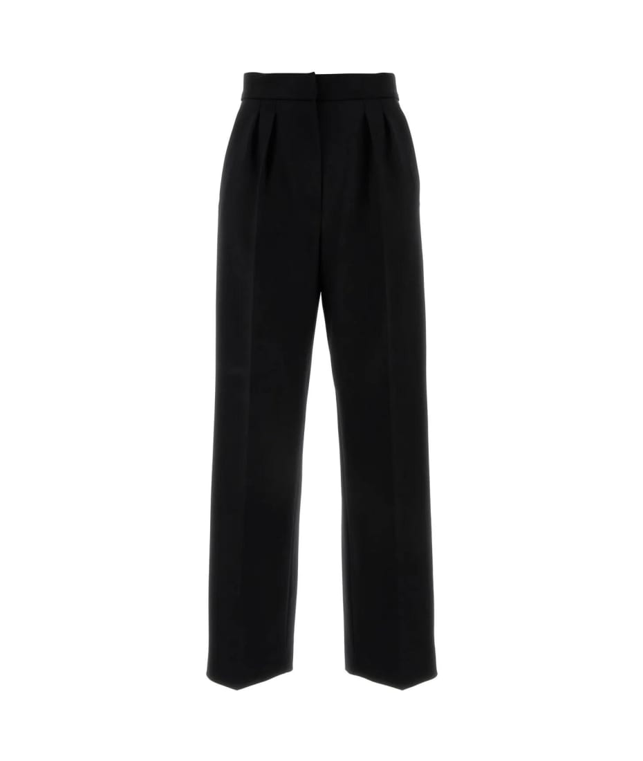 6万取引突破【MaxMara★VERBANO】ストレッチ ウールパンツ Black Stretch Wool Verbano Pant Max Mara | italist