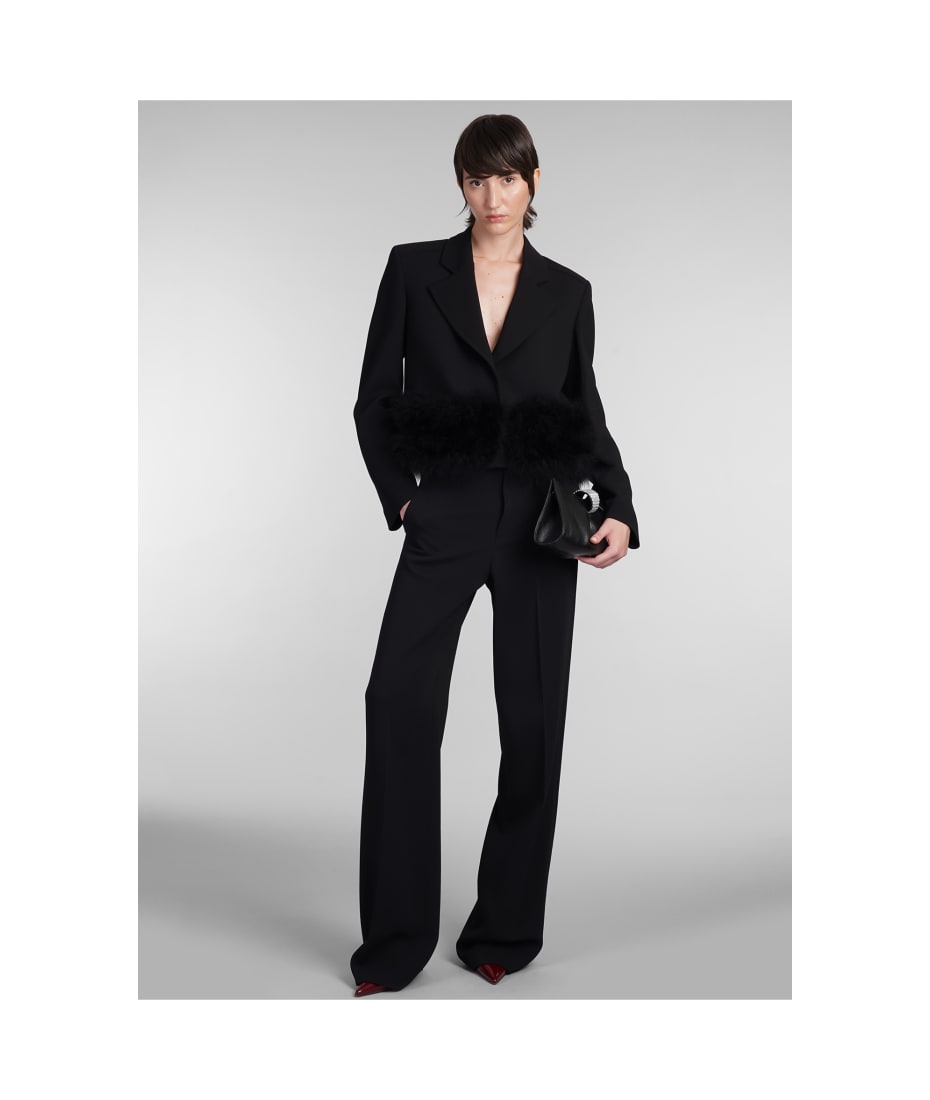 Blumarine 24SS ジャケット ブラック系 Made In Italy Blumarine Blazer In Black Viscose | italist