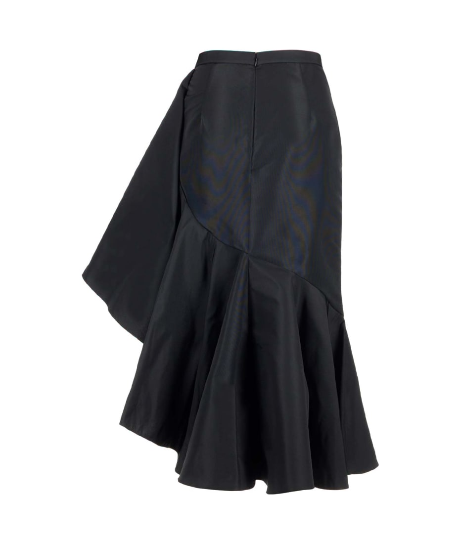 Alexander McQueen Asymmetric Skirt Midi Skirt | italist