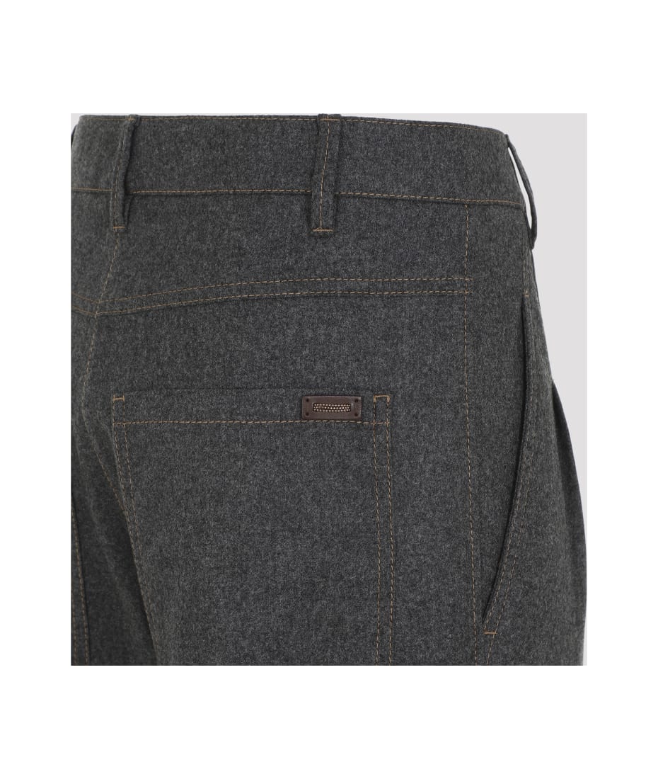 【送料&関税込】Brunello Cucinelli Cropped Flannel Pants Brunello Cucinelli Cropped Flannel Pants | italist