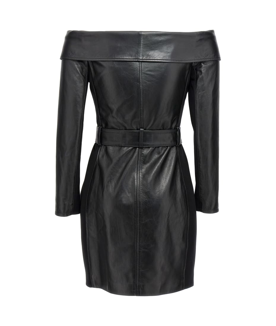 knee length dresses for ladies Bebe One Shoulder Mini Dress main image 1