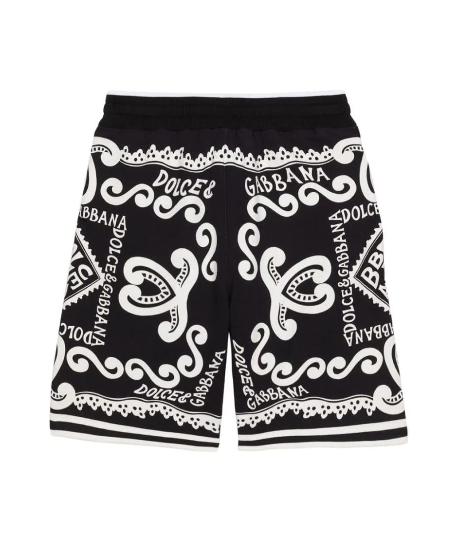 Dolce brocade & Gabbana Jersey Bermuda Shorts With Marina Print - Женские майки Dolce brocade & Gabbana в Харькове