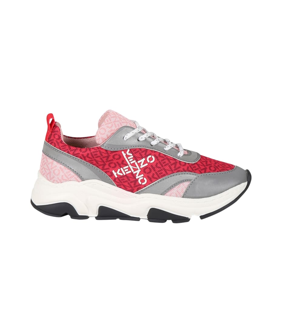 Kenzo Kids Fuchsia Sneakers For Girl With Logo | italist, ALWAYS
