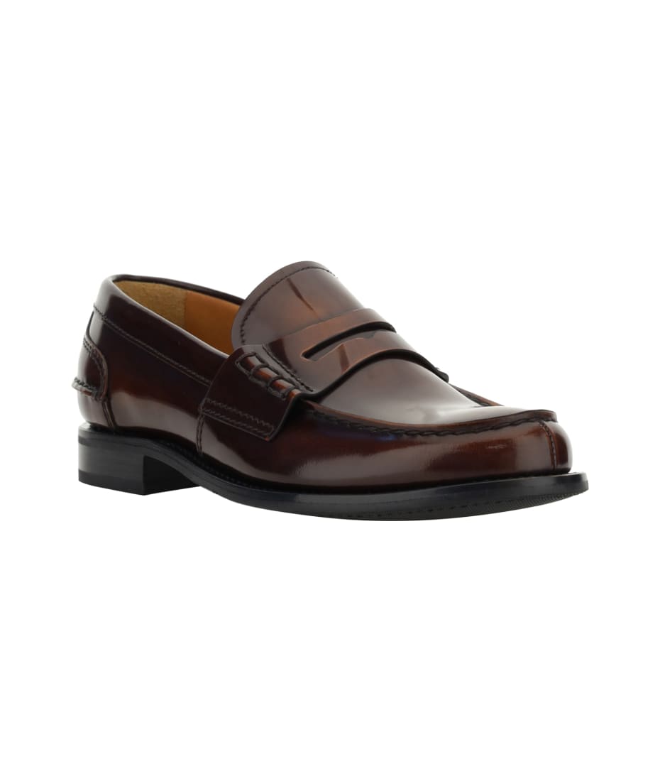 （中古良品）church's PEMBREY 36.5 black Church's Pembrey W 5 Polished Fumè Loafers | Black | FARFETCH
