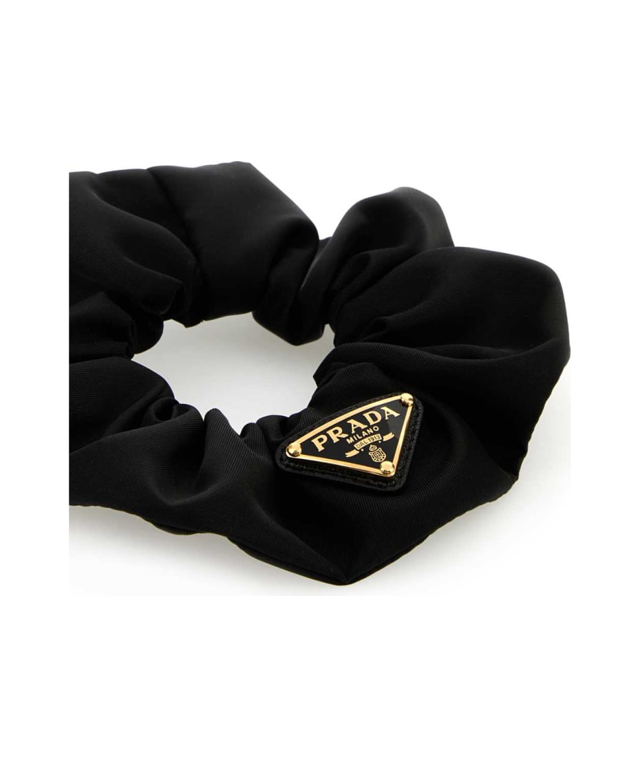 Prada Black Nylon Scrunchie | italist