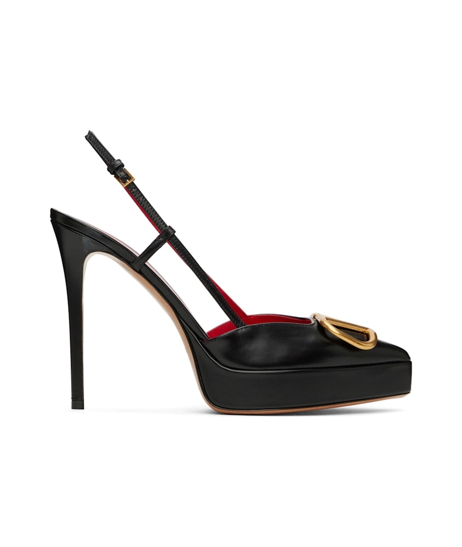 VALENTINO VLogo シクネチャ サンタル 6W2S0IG8ZFV 16Q Valentino Garavani Garavani Vlogo Slingback Pumps | italist