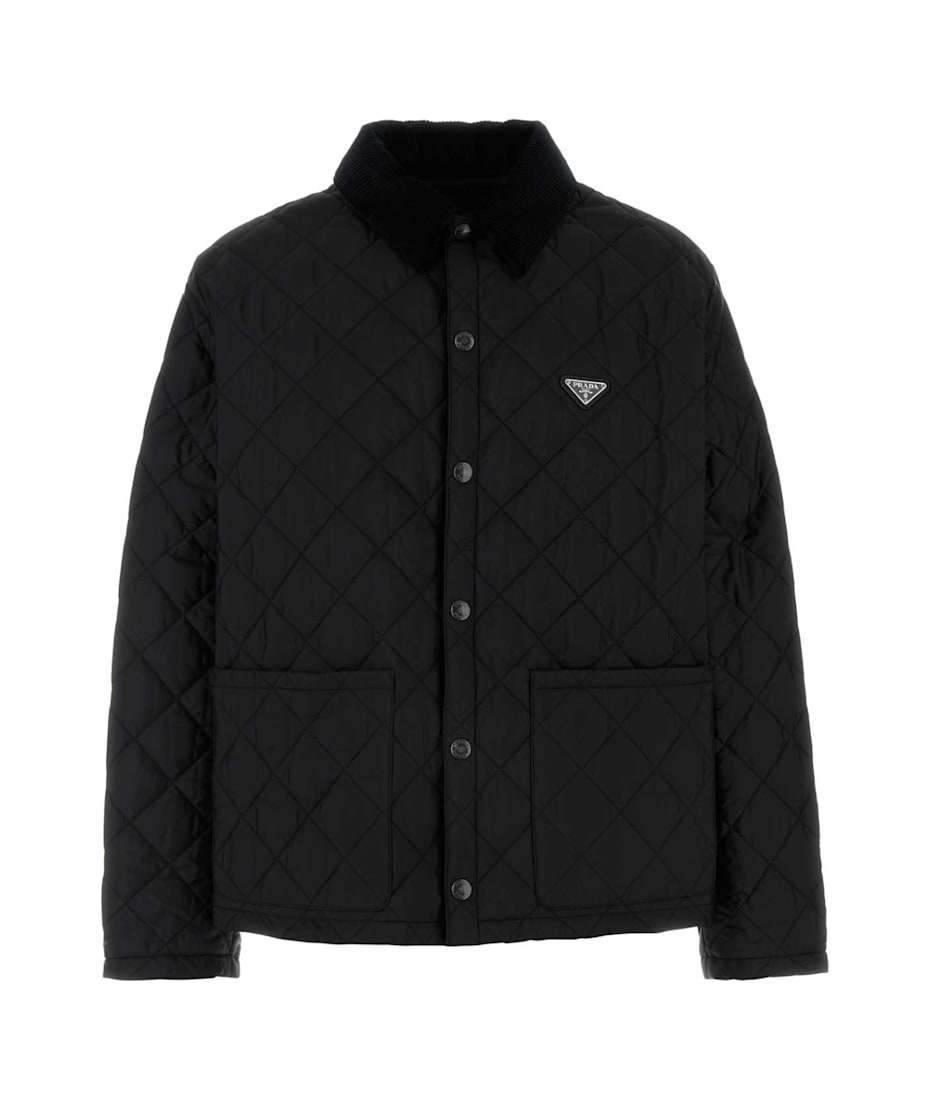 ブルゾン Prada Black Re-Nylon padded jacket Prada Black Re-nylon Padded Jacket | italist