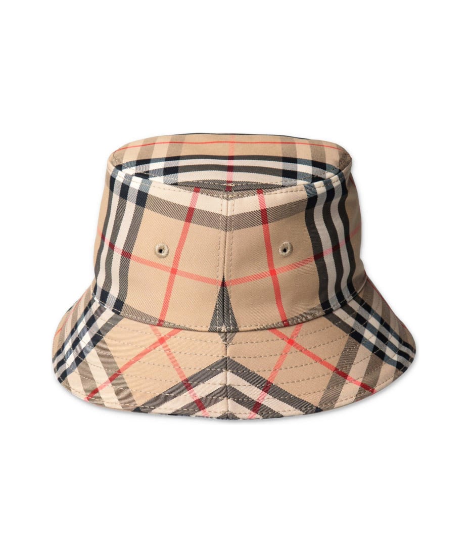 最高級最高級《 BURBERRY 》Vintage Check Bucket Hat L ハット