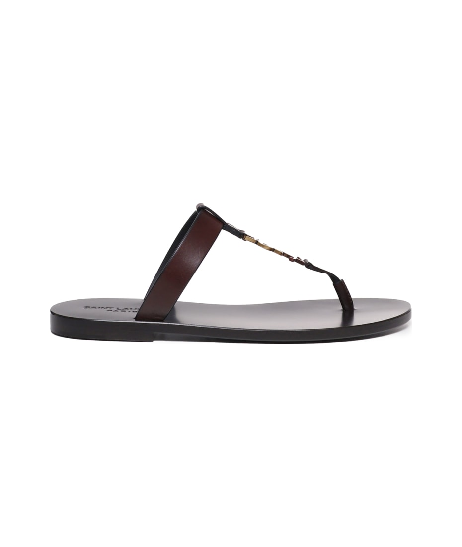 サンダル SAINT LAURENT CASSANDRE SMOOTH LEATHER SANDALS CASSANDRA sandals in smooth leather | Saint Laurent | YSL US